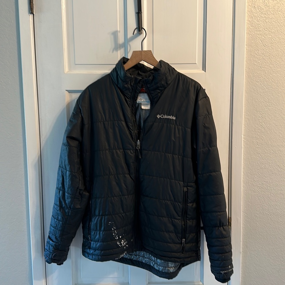 Columbia black puffer jacket size large